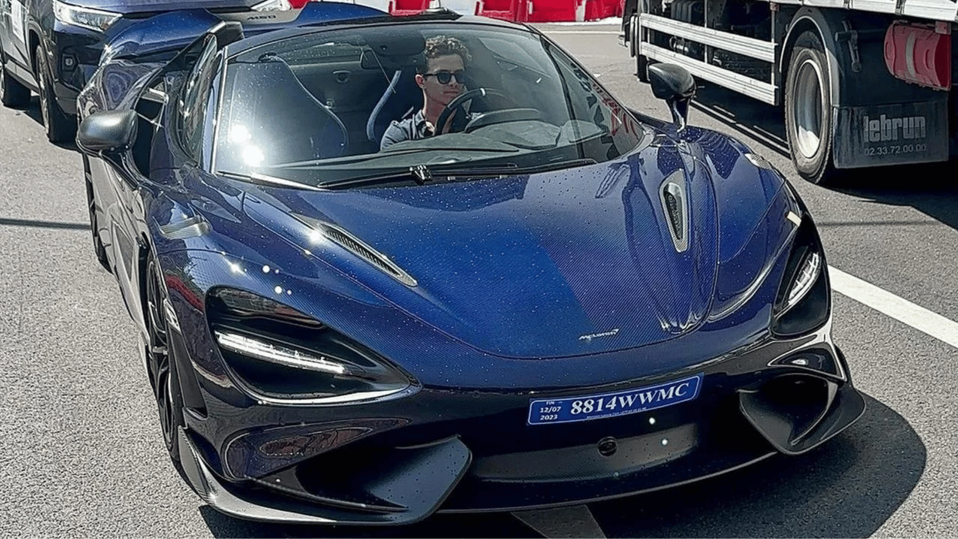 Landon Norris McLaren 765LT Spider