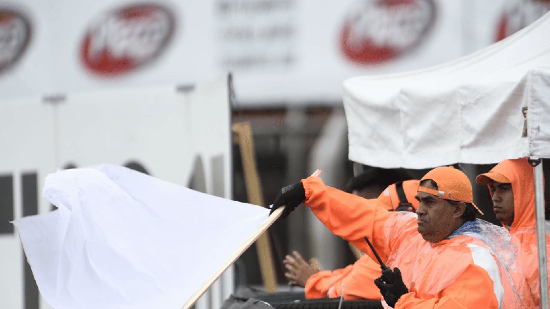 White F1 Flag